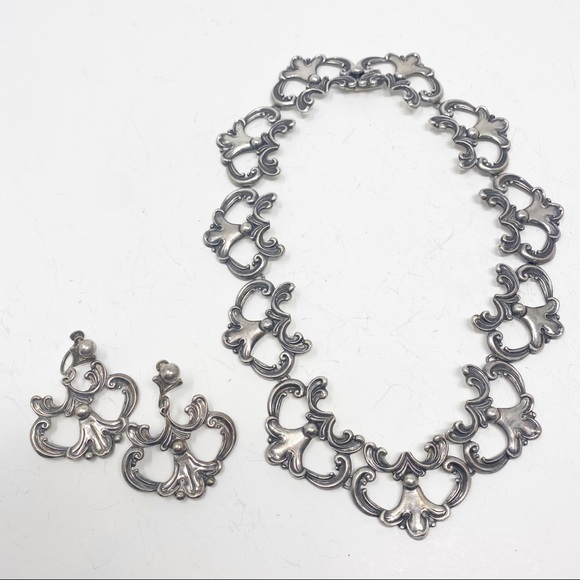 101 Margot de Taxco necklace and earrings set 5513 - Picture 1 of 15